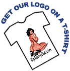 GET OUR LOGO ON A T-SHIRT